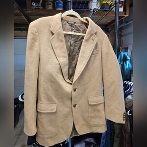 Vintage Neil Martin 100% Camel Hair Jacket Made In Republic of KOREA
